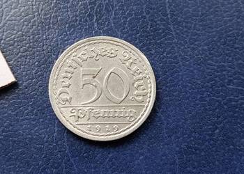 Stare monety 50 fenig 1919 A NIemcy
