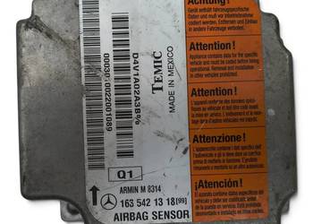 MODUŁ SENSOR PODUSZEK POWIETRZNYCH AIRBAG Mercedes ML W163 1635421318