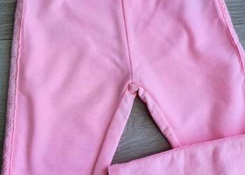 Spodnie dziewczęce różowe 92