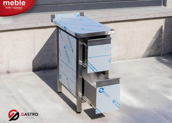 Stół przyścienny dostawczy z szufladami gastronomiczny 400x700x850 mm