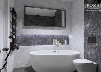 wyprzedaż GRES MODENA DARK GREY / white 120X60 II GAT.