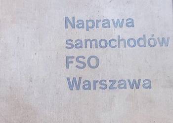 Książka Naprawa samochodów FSO Warszawa 1966r.