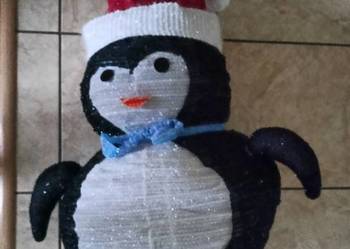 Figura świąteczna pingwinek 70cm