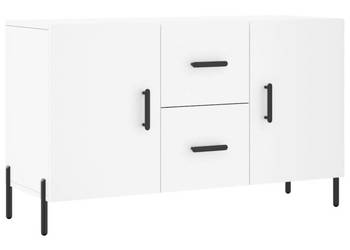 Komoda biała 100x36x60 cm materiał drewnopochodny WM-828180
