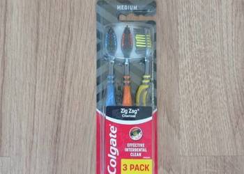 Szczoteczka do zębów Colgate Zig Zag Charcoal, 3pak, 3 szt. MEDIUM