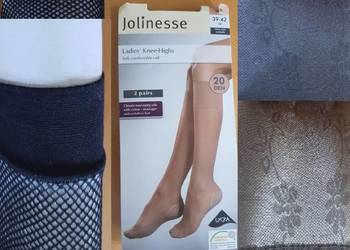 8 par skarpetki bezuciskowe  podkolanówki kabaretki skarpety