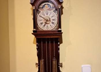 Zegar wiszący fryzjerski z wagowy z fazami kśiężyca Holenderski.