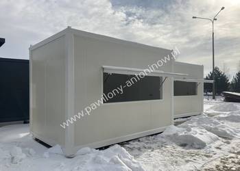 NOWY - PAWILON GASTRONOMICZNY KONTENER HANDLOWY LODY GOFRY