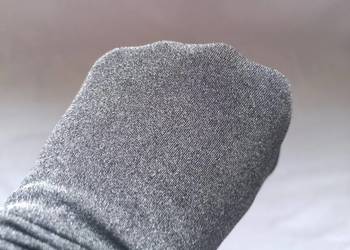 szare Rajstopy srebrne Grube r. 38-40 melanż NOWE