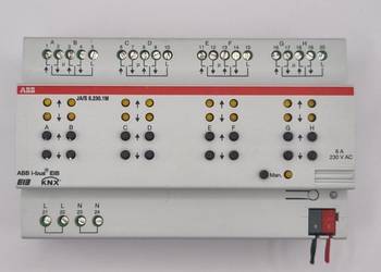 Moduł ABB i-bus KNX JA/S 8.230.1M, 8-kanałowy, używany