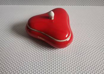 Stara unikatowa bomboniera puzderko porcelana Bogucice design PRL 1960