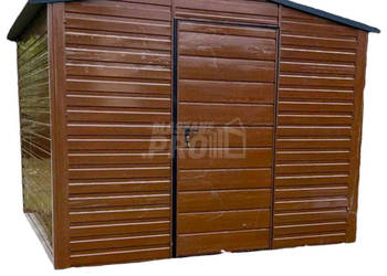 Domek Ogrodowy 3x3 Drzwi Dach dwuspadowy Drewnopodobny  GP240