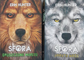 Fantasy Erin Hunter - Świetne książki  na jesienne i zimowe dni dla młodszy