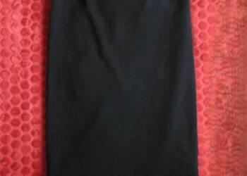 Spódnica - Czarna wełna - 40 L - biodra 100 cm Maxi