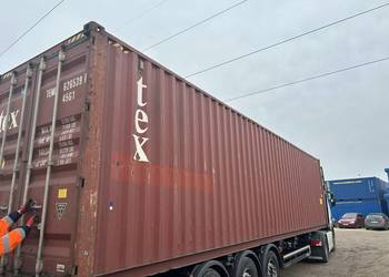 Kontener magazynowy 40'HC, używany, 12 m.