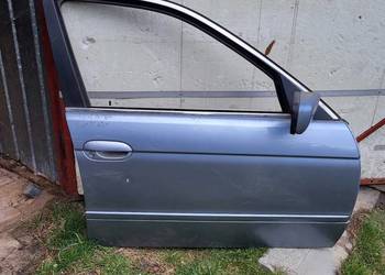 Drzwi Lewy Przód BMW E39 Blue Water Lift Lusterko Klamka Chr