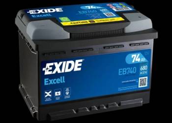 Akumulator Exide Excell 74Ah 680A EN EB740