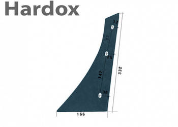 Pierś 073257/L części do pługa KVERNELAND