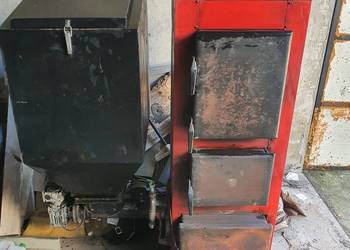 Piec z podajnikiem ekogroszek PLESZEW 19KW. Polecam!!!