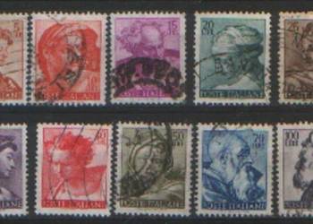 Zn. Włochy Mi 1082 - 9, 91, 4 kas  1961