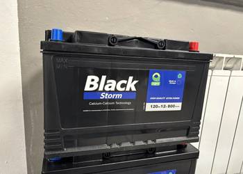 Akumulator 120ah 800a Black storm AGRO