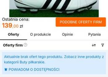 Buty sportowe piłkarskie męskie Adidas Questra POLECAM