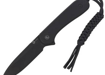 Nóż Civivi Elementum Fixed Tactical Black G10, Black Stonewashed D2 (C2105…