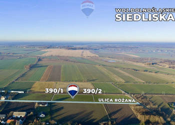 Dwie działki 6.859 m² w pobliżu Legnicy