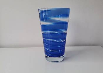 Stary duży, ciężki wazon w oplocie Makora Krosno