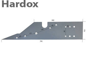 Płoza długa HARDOX 400542/P części do pługa BRIX