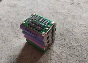 Akumulator Bateria 12v li-ion 18650 bms 40A z balanserem Pakiet 3S4P 5,74Ah