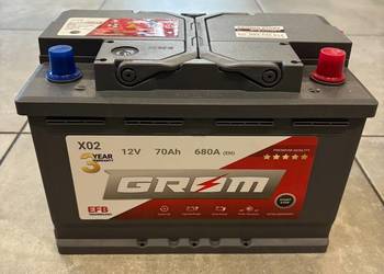 Akumulator GROM EFB START&STOP 70Ah 740A Prawy Plus DTR
