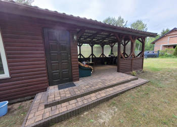 Działka budowlana, rekreacyjna 9,5a domek media j. Białe Okuninka