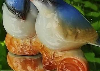 VALENCIA HISZPAŃSKA FIGURKA PTASZKI NA PNIU VALENCIA HISZPAŃSKA FIGURKA PTASZKI NA PNIU