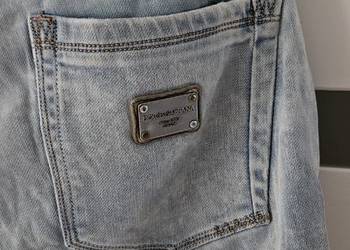 Dolce gabanna spodnie 36 jeansy niebieskie armani boss gucci tommy