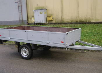 Przyczepka przyczepa 300x180 SOLIDNA na resorach