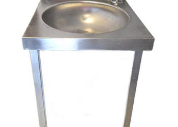 Zlew gastronomiczny pojedynczy + bateria