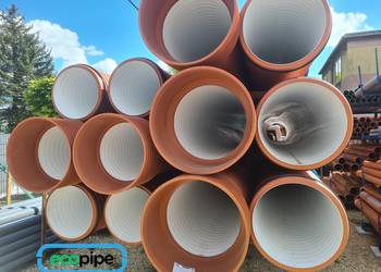 Rura kanalizacyjna na mostek zjazd przepust fi 600