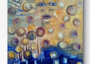 Obraz olejny "Miasto"