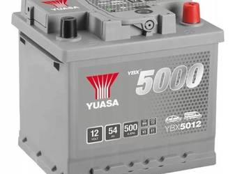 Akumulator 54Ah 500A Yuasa Silver 12V  Prawy Plus
