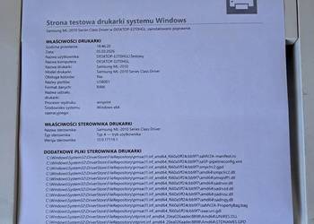 Drukarka laserowa Samsung ML 2010P USB (na tonery od 30zł)