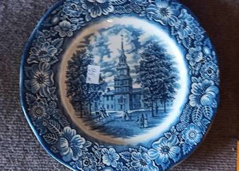 Patera, duży talerz. Liberty Blue. England.