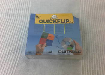 Etui Durable Quickflip na płyty CD/DVD 5 sztuk z uchwytem