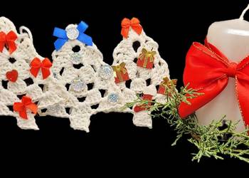 Choinki zawieszki choinkowe 3szt