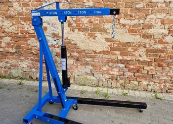 Żuraw warsztatowy GEKO G02080 to solidny, hydrauliczny podnośnik