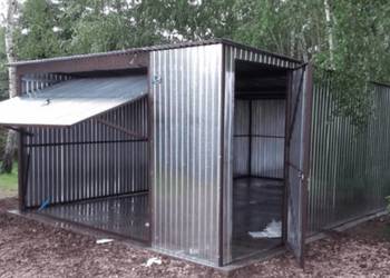 Garaż blaszany 4x6 producent kątownik montaż 6x6 7x6 7x7 3x5  4x5 9x6 10x6