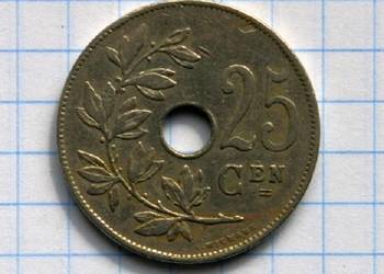 25 CENTIMES ( 25 CENTYMÓW ) 1928 ROK - BELGIA