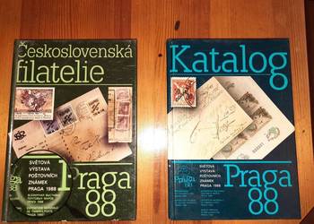 Dwa Czechoslowackie katalogi filatelistyczne z 1988 roku