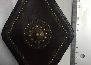 Vintage Sakiewka skórzana z XIX/XX wieku