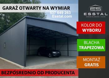 Garaż - OTWARTY  | Wiata | Hala | Garaż Blaszany| Magazyn- ESSTAL-